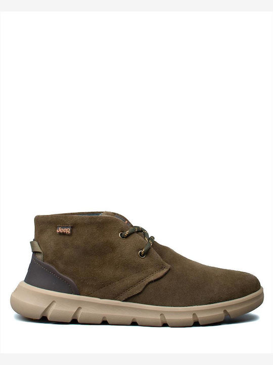 Leather Brown Men's Boots