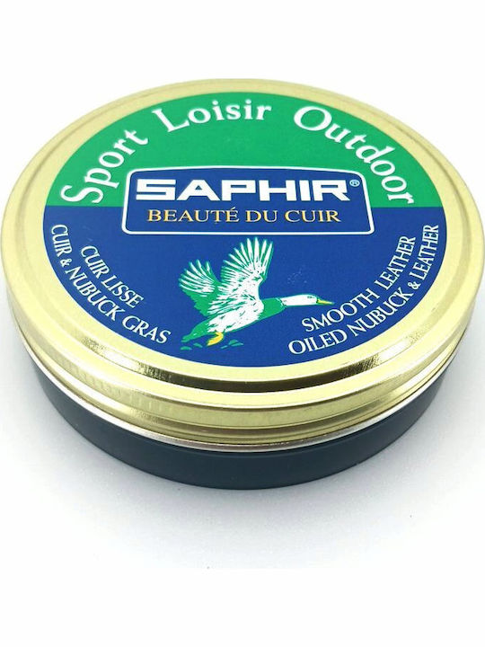 Saphir Sport Loisir Outdoor 100 Ml Черна 01 Защитна Хидрофобна Мас Продукт За Кожа Цвят Black 01