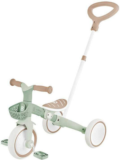 Globber Learning Trike Plus Μετατρεπόμενο με Χειρολαβή Γονέα 3 σε 1 για 1-3 Ετών Πράσινο