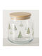 MSA Christmas Container Wooden D10cm.