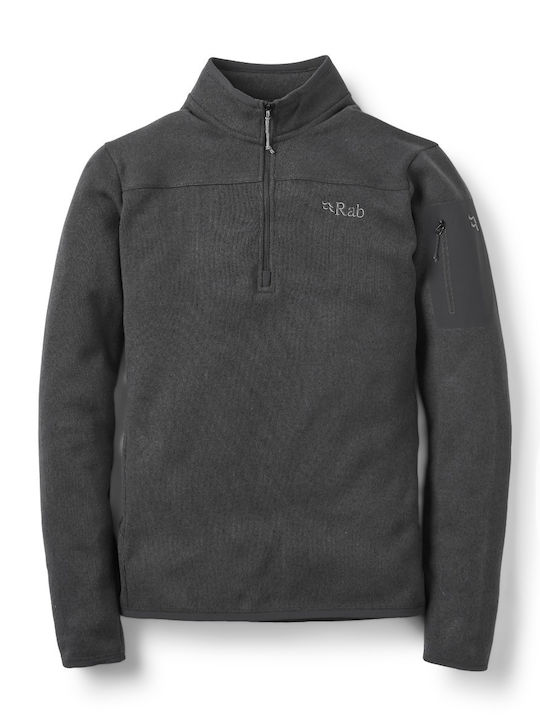 Herren Fleecejacke Ebony