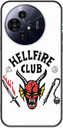 Stranger Things Hellfire Club Tcl 50 Pro Nxtpaper 5g Black Tpu Μαύρη Σιλικόνη