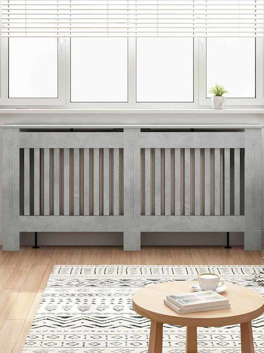 vidaXL Husă Pentru Radiator Din PAL Gri 172x19x...