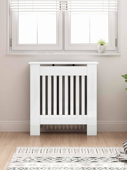 vidaXL White Particleboard Radiator Cover 78x19...