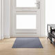 vidaXL Non-slip Rectangular Leather Gray Rug 100x300cm