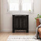 vidaXL vidaXL Radiator Cover from Particleboard Black 78x19x81.5cm