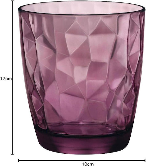 Bormioli Rocco Set of Glasses for White Wine made of Glass in Purple Color 6pcs Bormioli Rocco Set of Glasses for White Wine made of Glass in Purple Color 6pcs