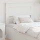 vidaXL Wooden Bed Headboard White 75x100cm