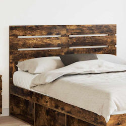 vidaXL Wooden Bed Headboard Smoky Oak 160x100cm