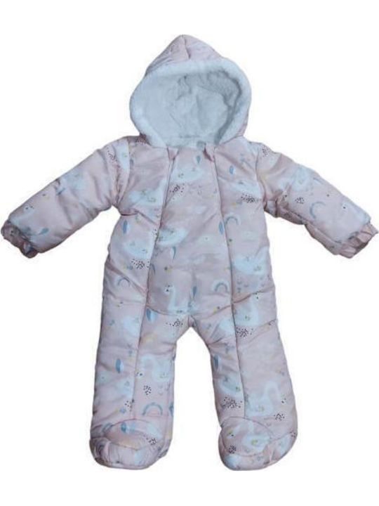Maibella Kids Baby Bodysuit for Going Out Long-Sleeved Pink