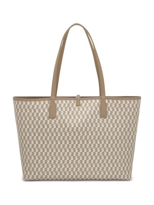 Capazo Leder Damentasche Schultertasche Beige