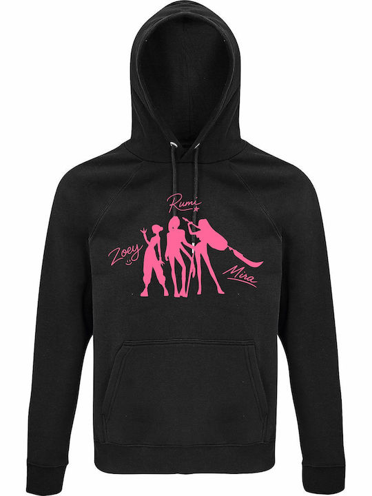 kirikoko Kinder-Sweatshirt mit Kapuze Black Dem...