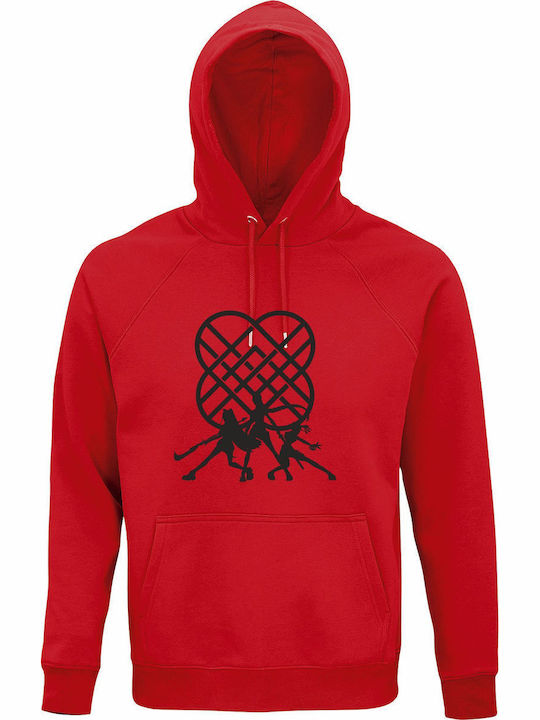 kirikoko Kinder-Sweatshirt mit Kapuze Red Demon...