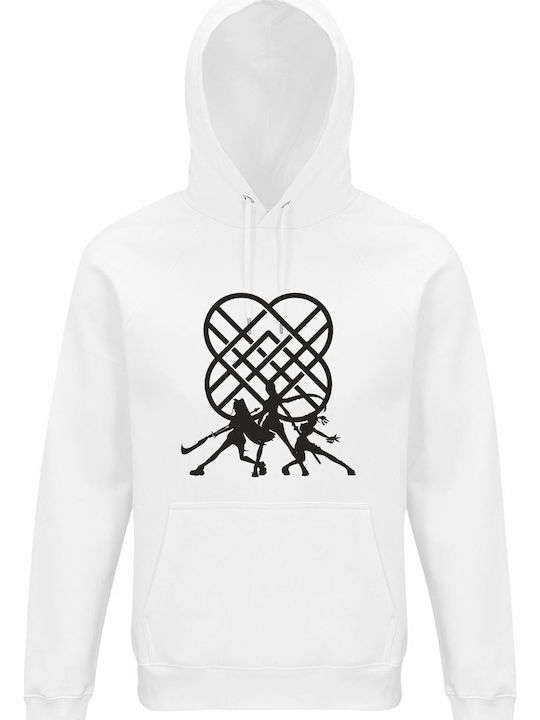 kirikoko Kinder-Sweatshirt mit Kapuze White Dem...