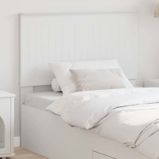 vidaXL Wooden Bed Headboard White 100x100cm