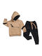 Kinder Sweatpants Set - Jogginganzug Braun
