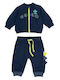 Kids Tracksuit Set With Navy Blue Jacket