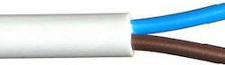 Workshop Cable H05vv-f Owy 2x1.5 White 100m