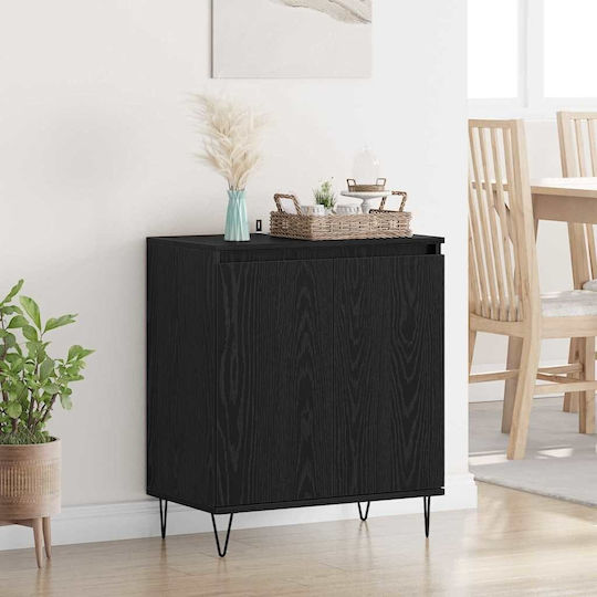 Sideboard Wooden Black Beech 60x35x70cm