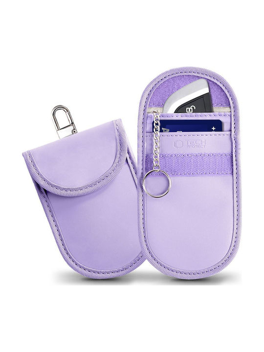 Klatka Faradaya Tech-protect Klr100 Pouch Keyless RFID Signal Blocker Case Lavender