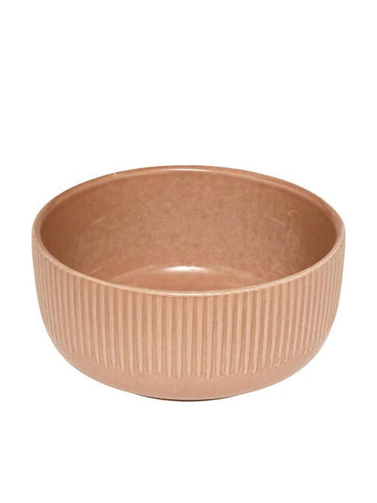 Atmosphera Chloe Πιάτο Βαθύ Κεραμικό Καφέ 14cm