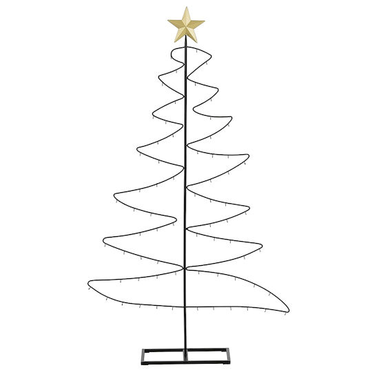 Christmas Decorative Metal Tree 118cm Black