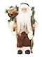Dekorativer Weihnachtsmann Braun 30cm