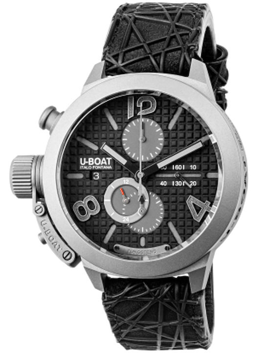 U-Boat Mens Ανδρικό Ρολόι 45mm Χρονογράφος Αυτό...