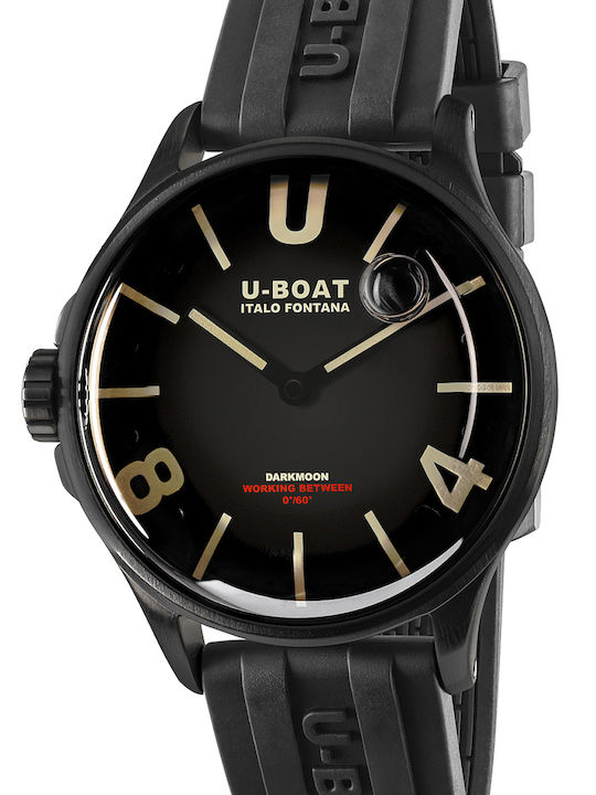 U-Boat Darkmoon SS Ανδρικό Ρολόι 41.5mm Μπαταρί...