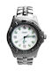 Catamaran Men's Watch 39.5mm Battery with Silver Metal Bracelet