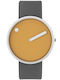 Picto Herrenuhr 40mm Batterie mit Gray Metallarmband