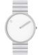 Picto Herrenuhr 40mm Batterie mit Silber Metallarmband