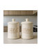 Galifas Set of 2 Ceramic Jars for Sugar Coffee with Lid 2 Pieces