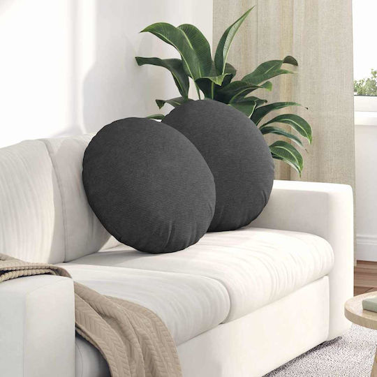 vidaXL Velvet Sofa Cushion Dark Gray 50x50cm