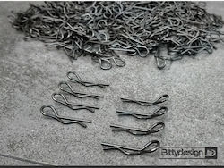 Bittydesign 1/10 Body Clips Kit 8 Black Bittydesign 1/10 Body Clips Kit 8 Black