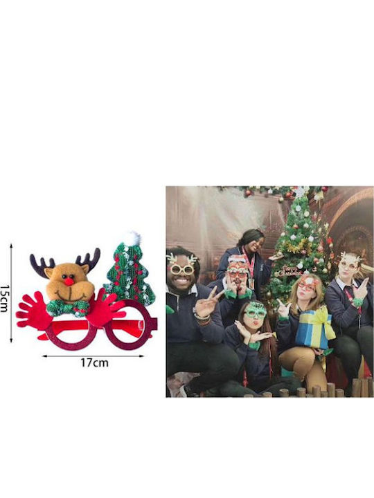 Spring Weihnachtsbekleidungsaccessoires 24yo1abc Höhe 15cm Breite 17cm Christmas Brillen