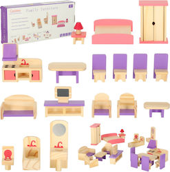ikonka Möbel für Puppenhaus 12,5 cm