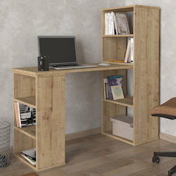 Γραφείο Last με Βιβλιοθήκη 119x44.7x123εκ. Sapphire Oak