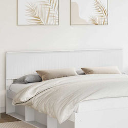vidaXL Wooden Bed Headboard White 200x100cm