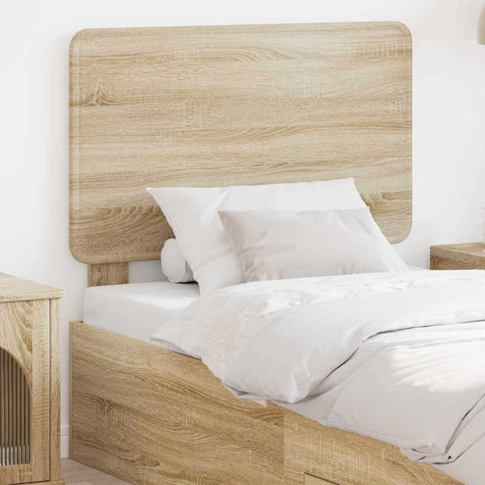 vidaXL Wooden Bed Headboard Oak Sonoma 90x100cm