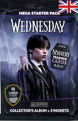 Panini Wednesday Mega Starter Pack Sammlerkartenspiele Sammelalbum +18 Karten + 1 Limitierte Edition Karte Eng