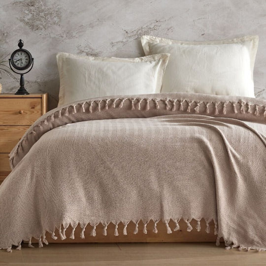 Viaden Διπλή 200x220εκ. Beige