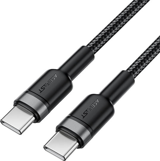 Acefast USB 2.0 Cable USB-C male - USB-C 60W Μαύρο 1.2m