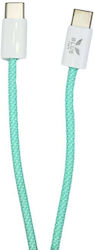 Blue Eagle Vl-10 Fast Charging Data Cable 60w Type C Type C Turquoise Blue Eagle Vl-10 Fast Charging Data Cable 60w Type C Type C Turquoise