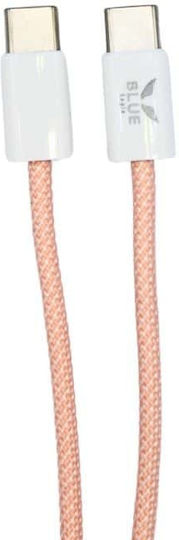 Blue Eagle Vl-10 Fast Charging Data Cable 60w Type C Type C Pink