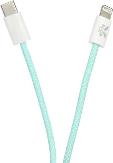Blue Eagle Vl-09 Fast Charging Data Cable 27w Lightning Type C Turquoise