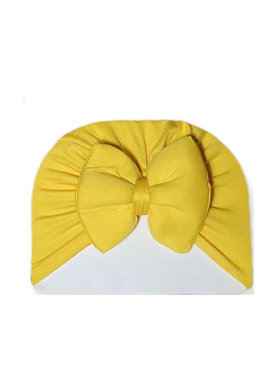 Babydom Kids Turban Yellow 1pc