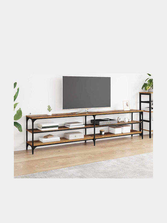 TV-Ständer Aus Metall Altes Holz M200xT30xH50cm