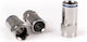 Axred F 7.4mm Connector Self-Pressed Flat Hq Box 100 Pieces