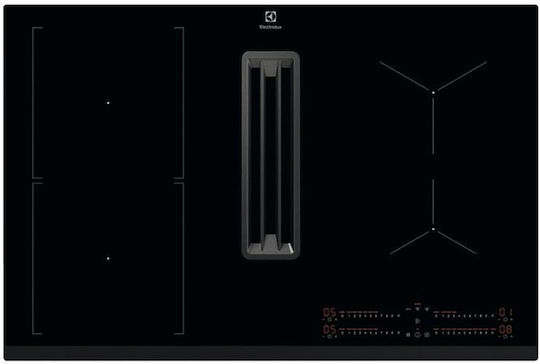 Electrolux Induktionskochfeld Autonom mit Dunstabzugshaube 78x52εκ.